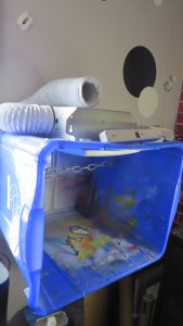 DIY Airbrush Spray Paint Booth For Painting Hot Wheels